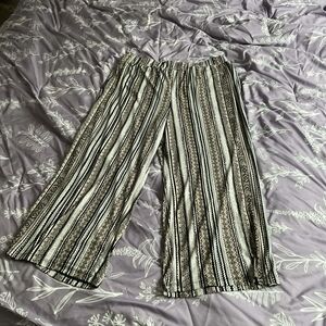 Susan Graver Crop Wide Leg Lounge Pants